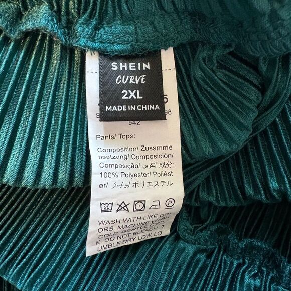 SHEIN Teal 2 piece Pantsuit - Picture 4 of 4